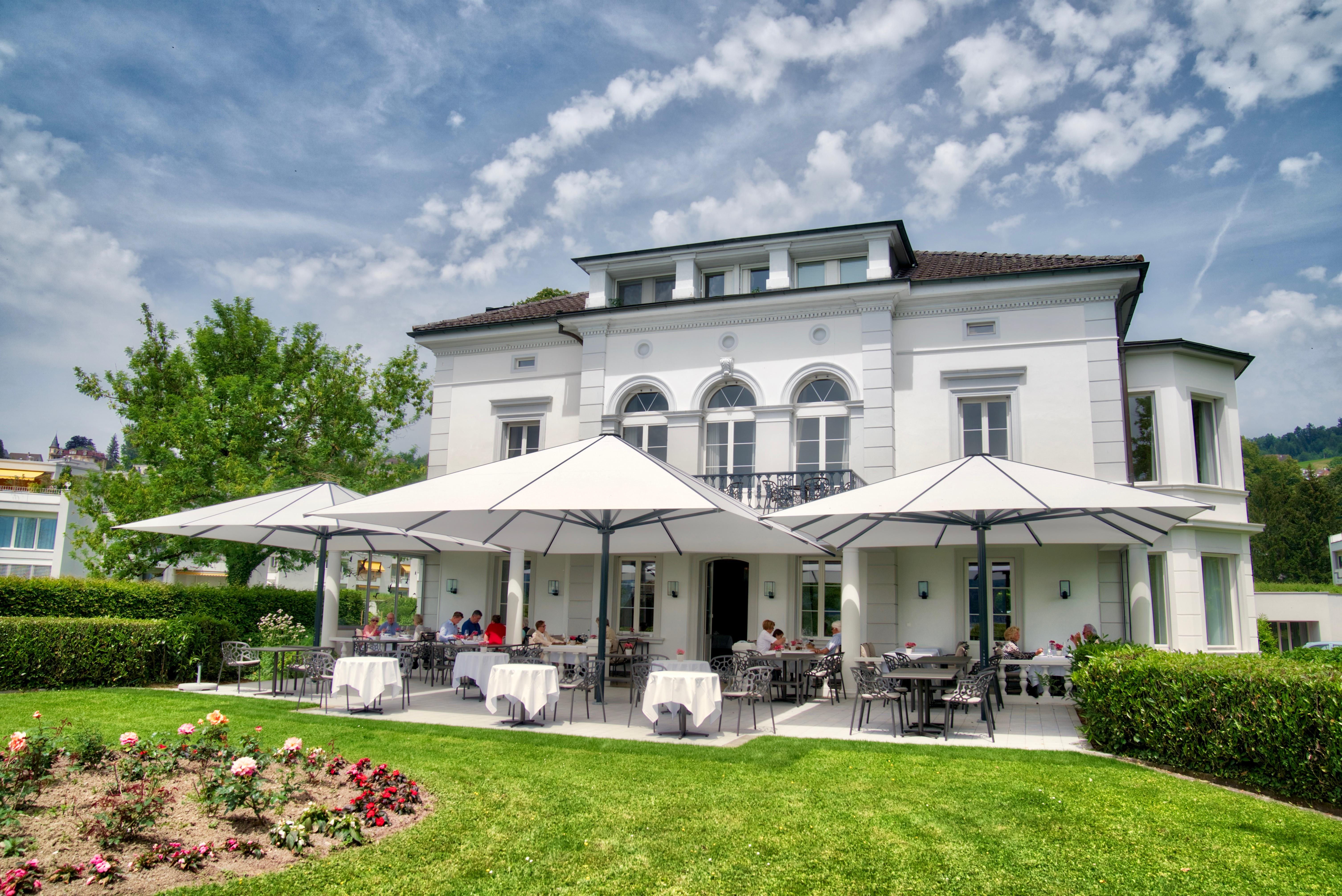 Hotel Schweizerhof Luzern Buitenkant foto Restaurant Dolderhof