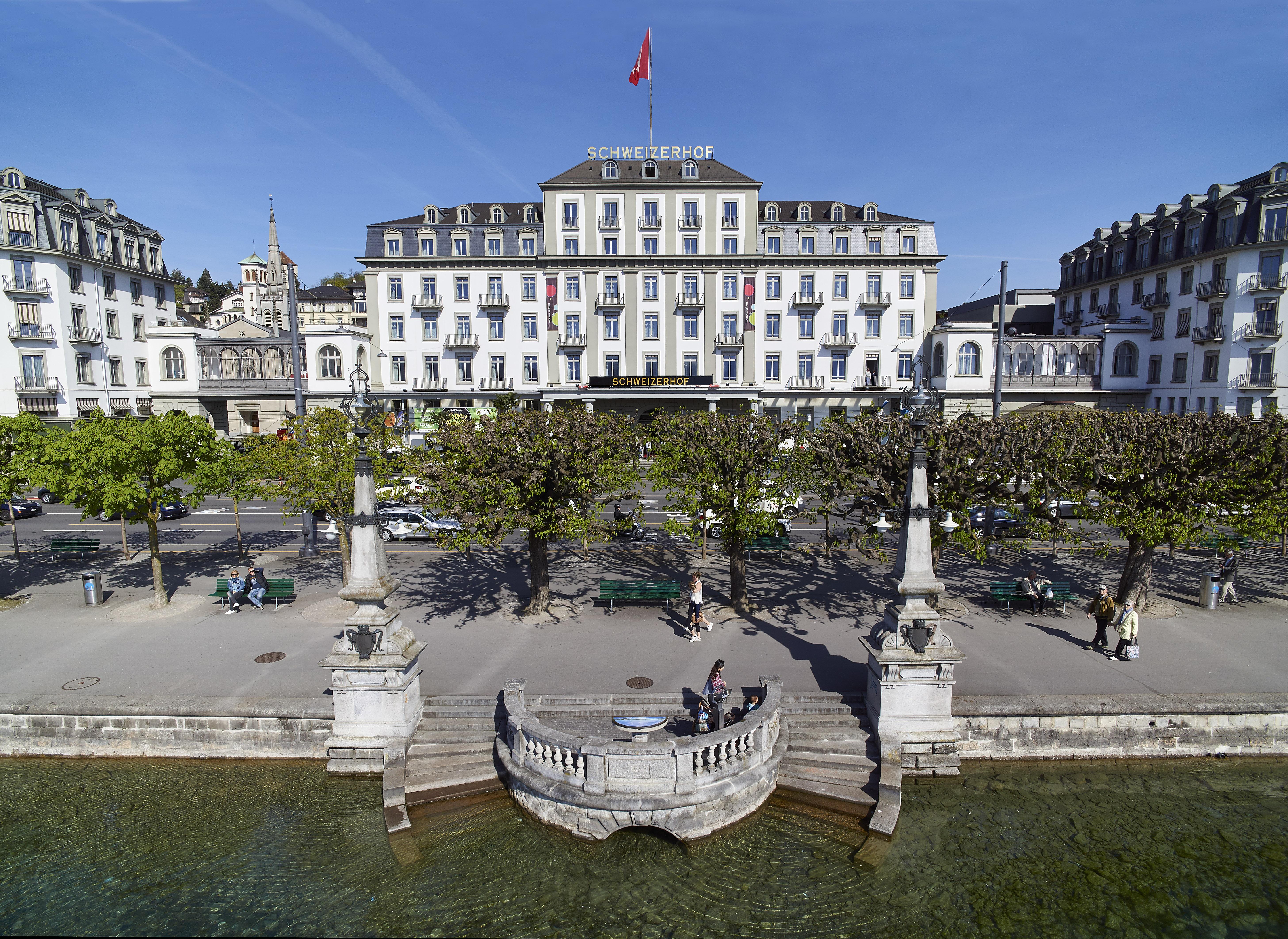 Hotel Schweizerhof Luzern Buitenkant foto