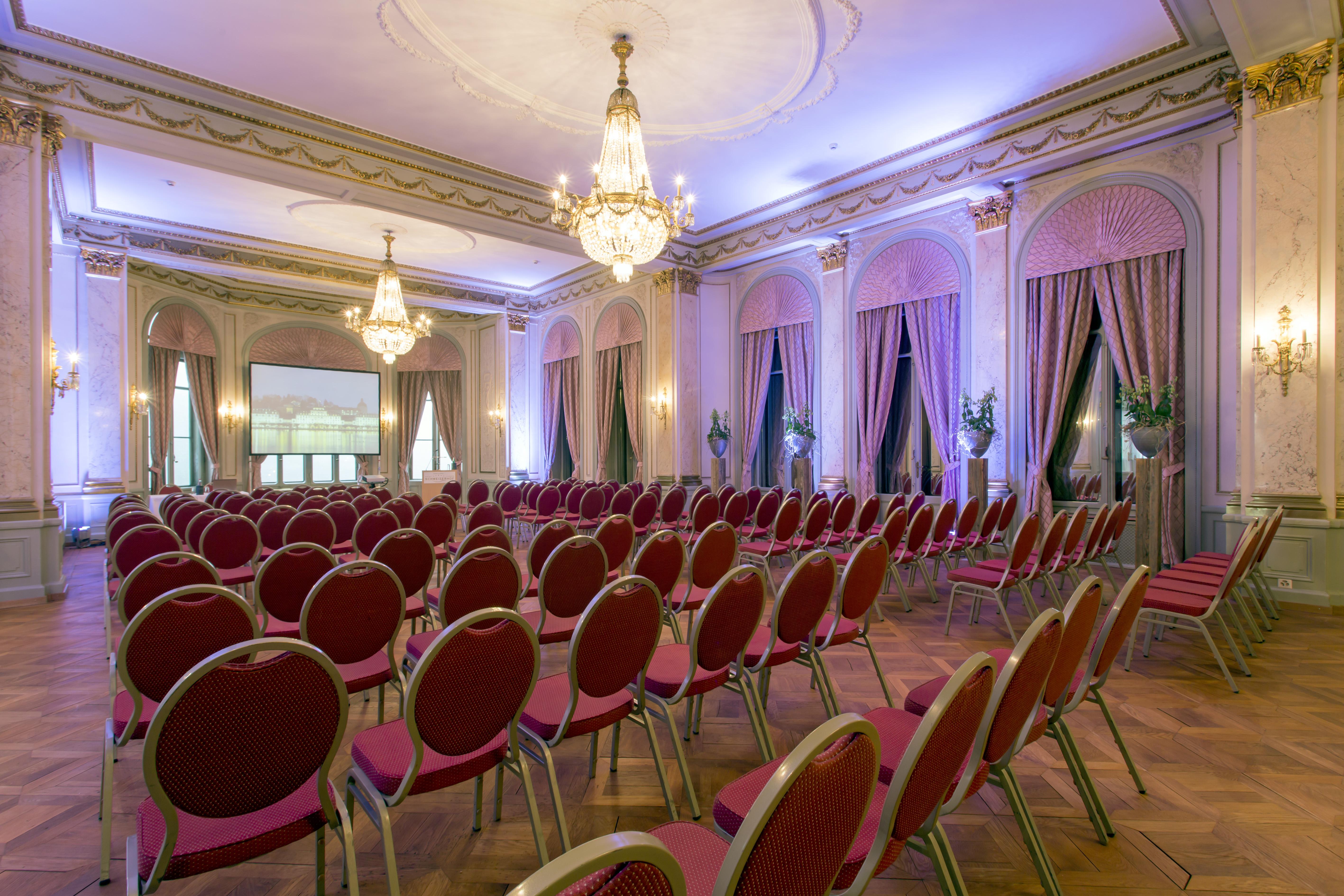 Hotel Schweizerhof Luzern Buitenkant foto The ballroom